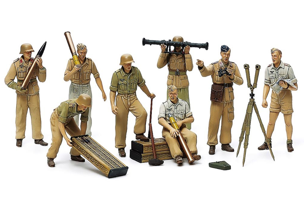 Tamiya - AFRICA LUFTWAFFE GERMAN ARTILLERY CREW SET