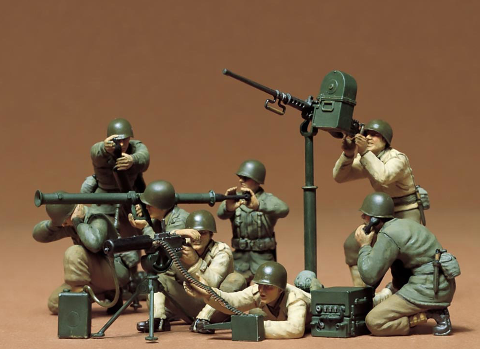 Tamiya - U.S. GUN AND MORTAR TEAM KIT