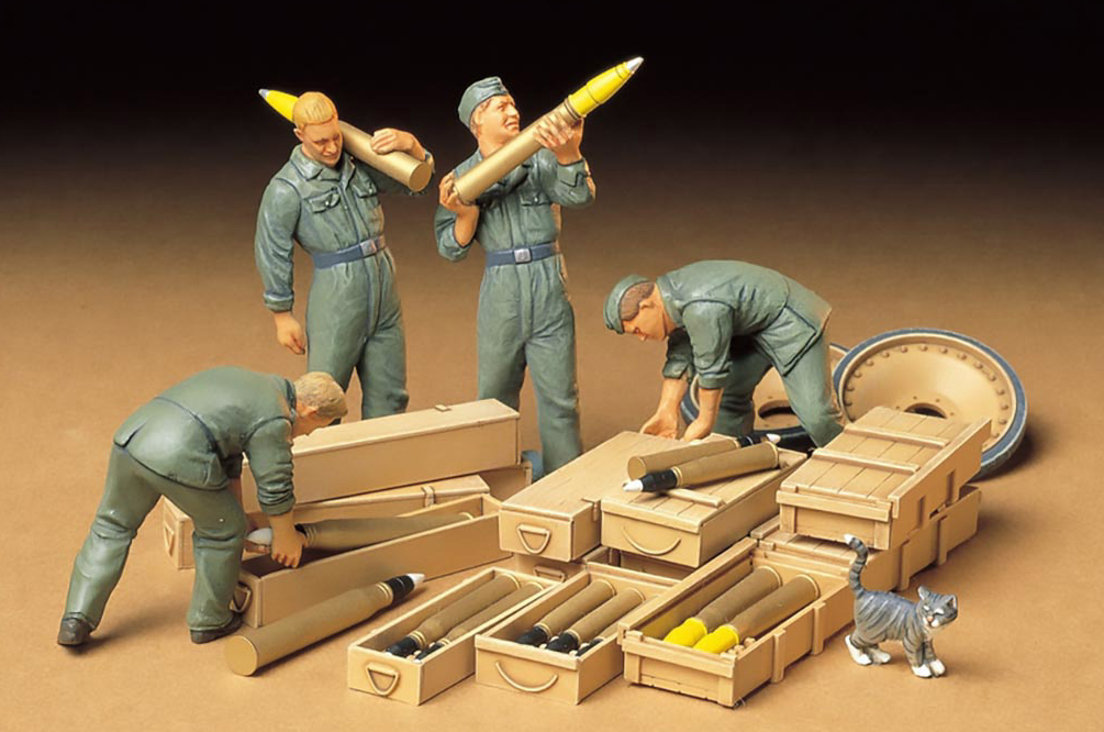 Tamiya - 1/35 German Tank Ammo-Loading Crew