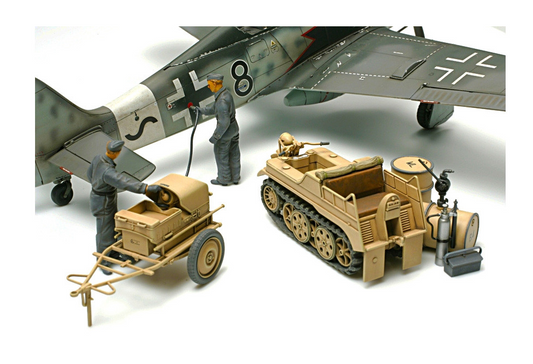 Tamiya - 1/48 German Aircraft Power Supply Unit & Kettenkraftrad Set