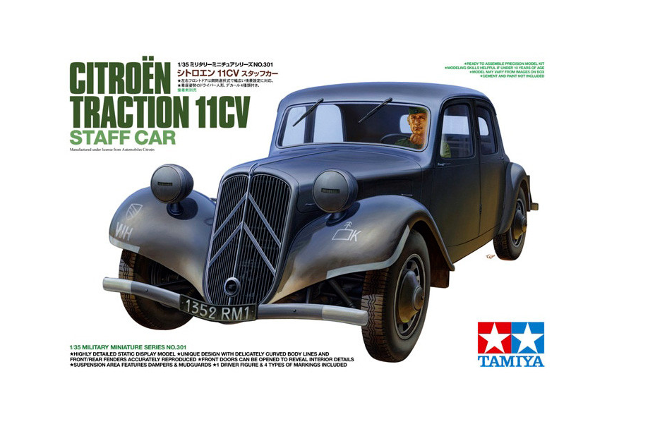 TAMIYA - 1/35 Citroën Traction 11CV Staff Car