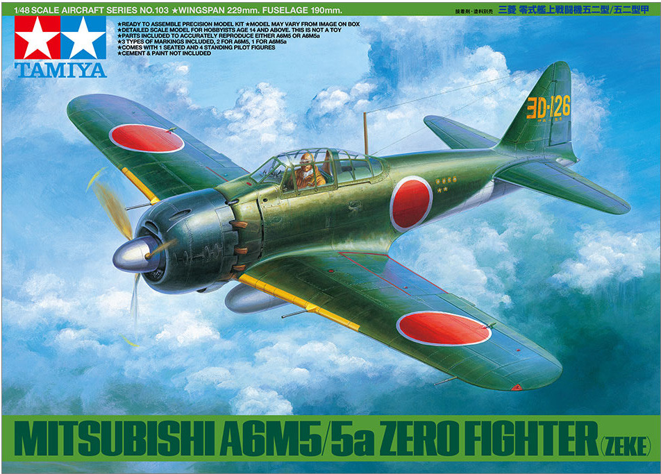 TAMIYA 1/48 Mitsubishi A6M5/5A Zero (Zeke)
