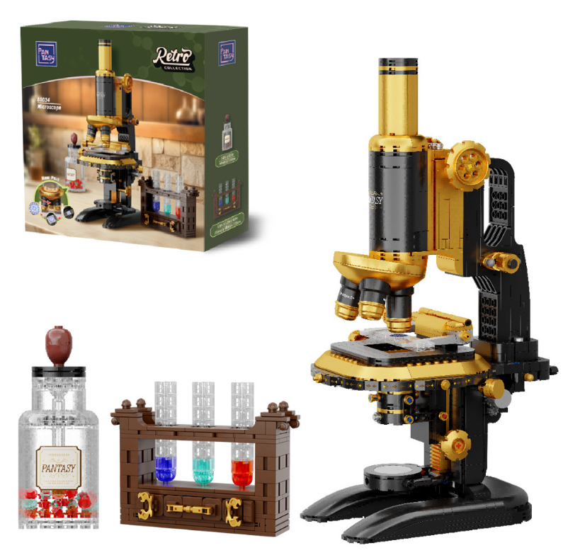 Pantasy - Retro Microscope with Accessories Set
