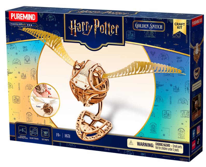 Puremind - Harry Potter Mechanical Golden Snitch