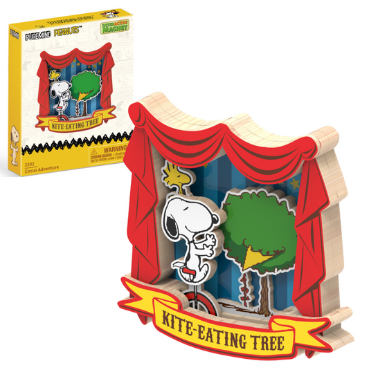 Puremind - Peanuts™ Snoopy's Circus Adventure Wooden Magnet