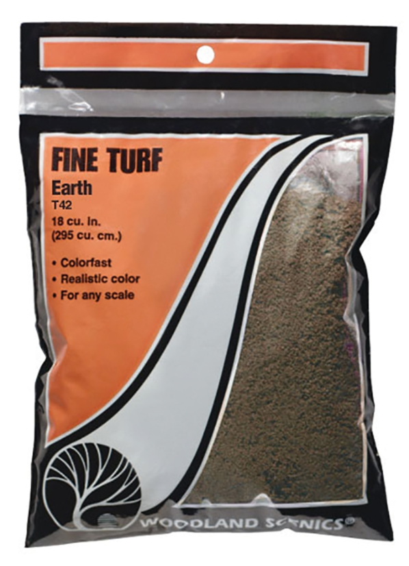 Woodland Scenics - Earth Fine Turf (Bag)