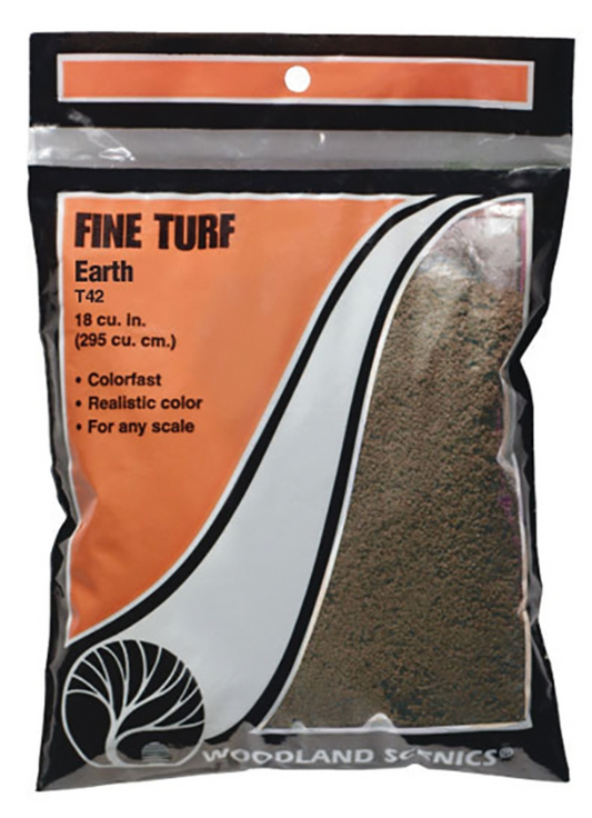 Woodland Scenics - Earth Fine Turf (Bag)