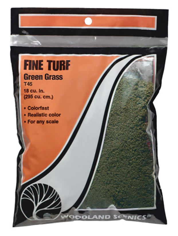 Woodland Scenics - Green Grass Fine Turf (Bag)