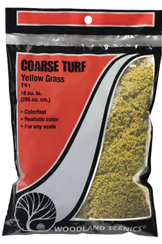 Woodland Scenics - Yellow Grass Coarse Turf (Bag)