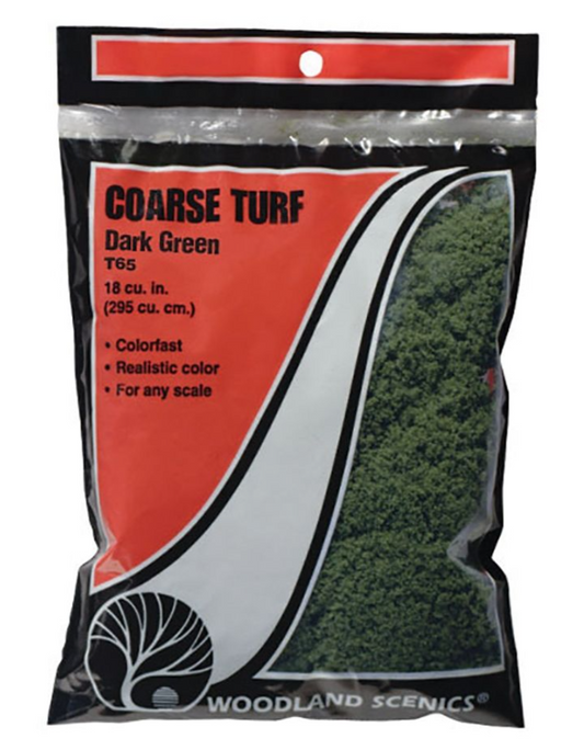 Woodland Scenics - Dark Green Coarse Turf (Bag)