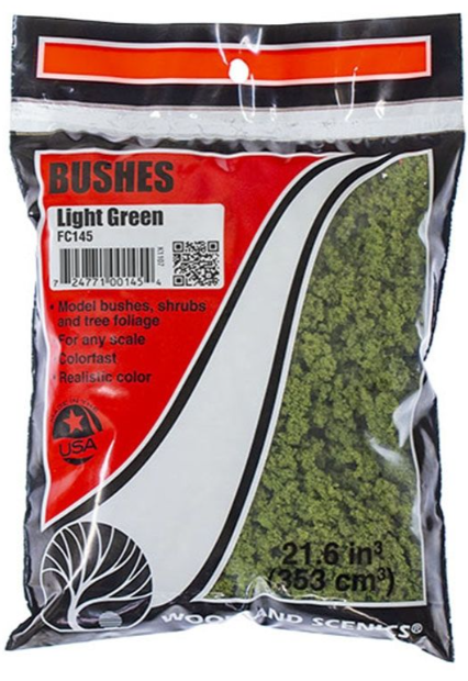 Woodland Scenics - Light Green Bushes (Bag)