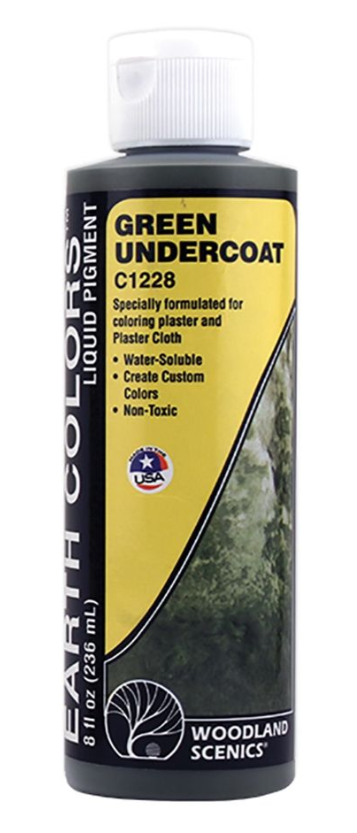 Woodland Scenics - Green Undercoat Earth Colours™ Liquid Pigment 8 fl. oz.