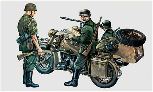 ITALERI 1/35 BMW R75 with Sidecar