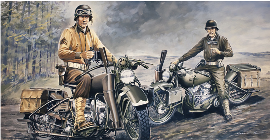 ITALERI 1/35 U.S. MOTORCYCLES WW2