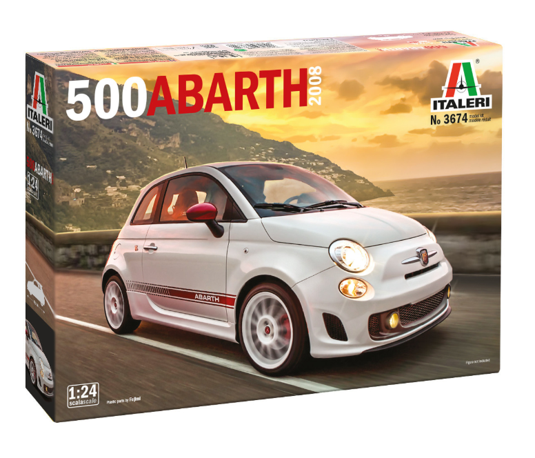 ITALERI 1/24 Fiat 500 Abarth (2008)