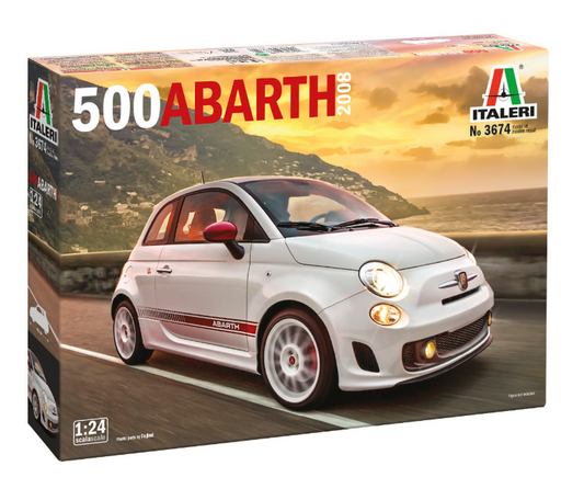 ITALERI 1/24 Fiat 500 Abarth (2008)