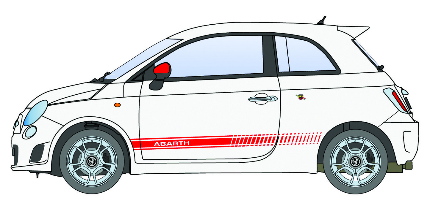 ITALERI 1/24 Fiat 500 Abarth (2008)