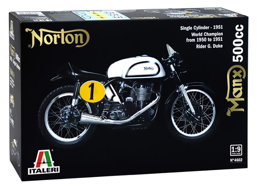 ITALERI 1/9 NORTON MANX 500CC 1951