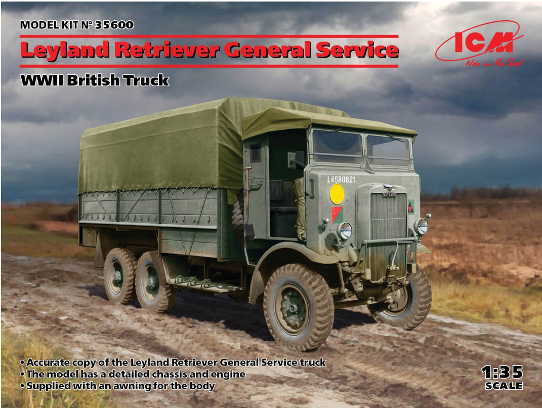 ICM - Leyland Retriever General Service, WWII British Truck