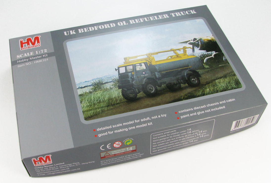 Hobby Master 1/72 Bedford QL RAF aircraft refuelling truck HMK101