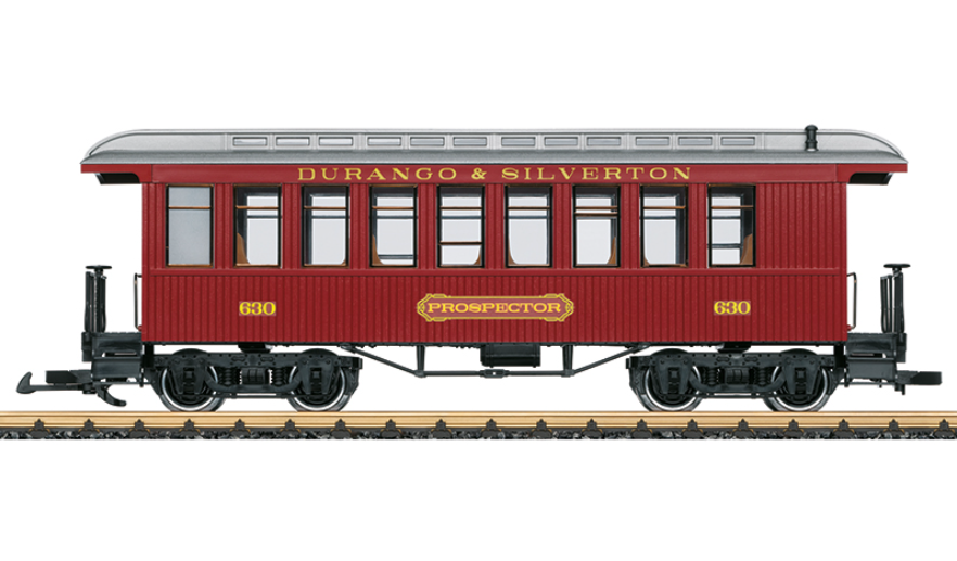 LGB G Scale D&S RR Passenger Car L36820