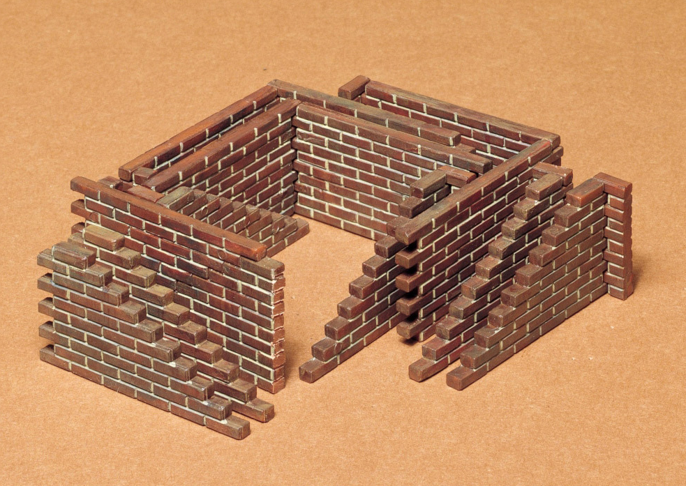 Tamiya - Brick Wall Set Item No. 35028