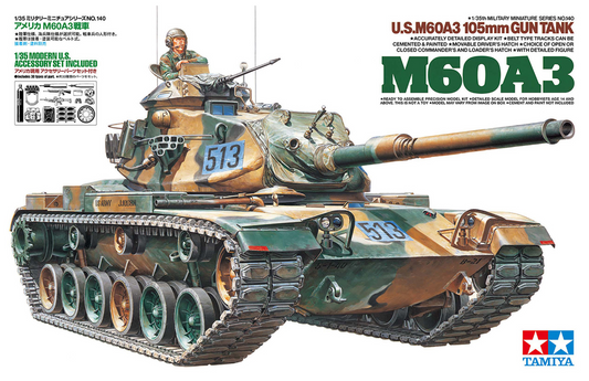Tamiya - 1/35 U.S. M60A3 105mm Gun Tank