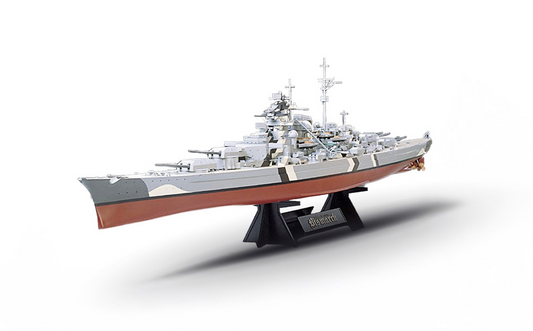 TAMIYA - 1/350 German Battleship Bismarck with Stand