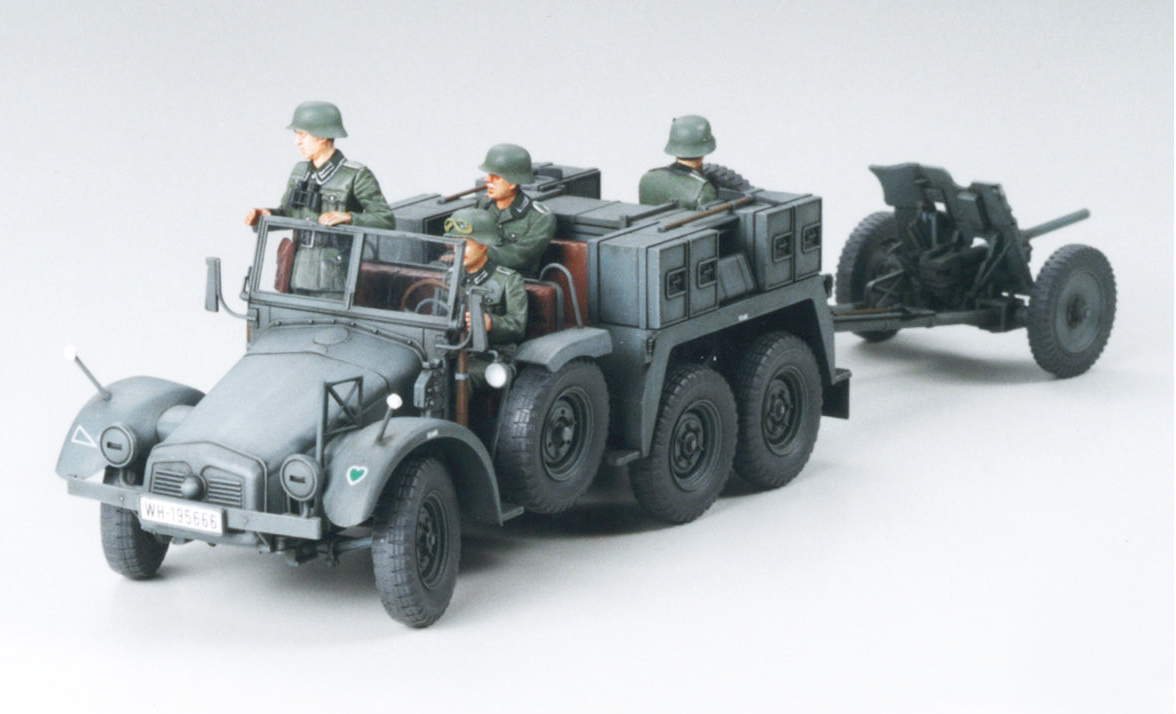 TAMIYA - 1/35 Krupp Towing Truck with 37mm Pak