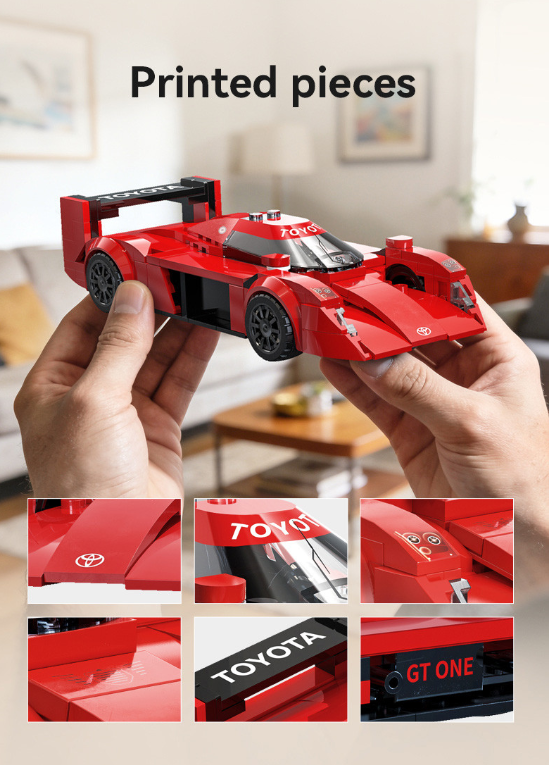 1:24 Toyota GT-One Racing Car - 272 pcs- C55040W