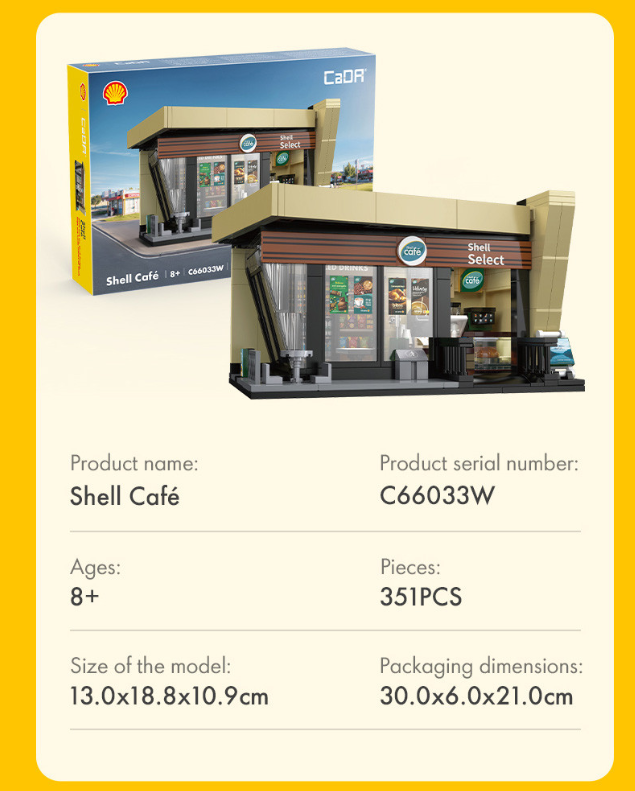 Shell Select Coffee Shop Café - 351 pcs C66033W