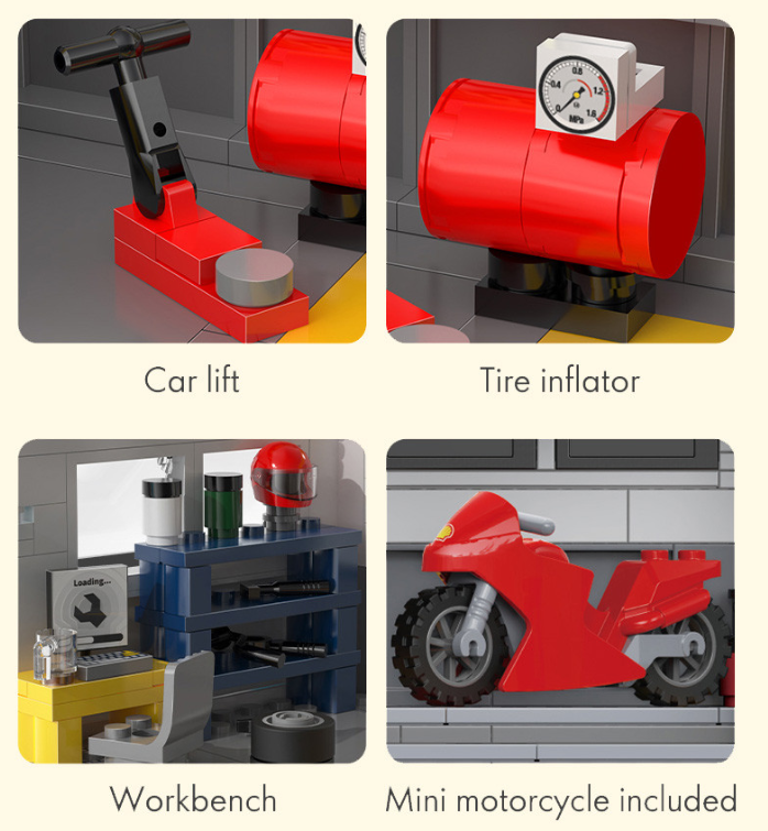 Shell Maintenance Service Station - 330 pcs C66034W