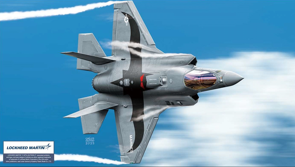 Academy 1:72 US Marines F-35B Lightning II VMFA-242 "Bats" Fighter Aircraft