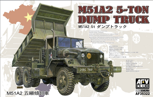 Academy 1:35 US Army M51A2 5-ton Dump Truck