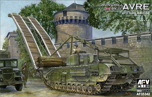 Academy 1:35 British Army Churchill Mk IV AVRE w/ SBG Bridge