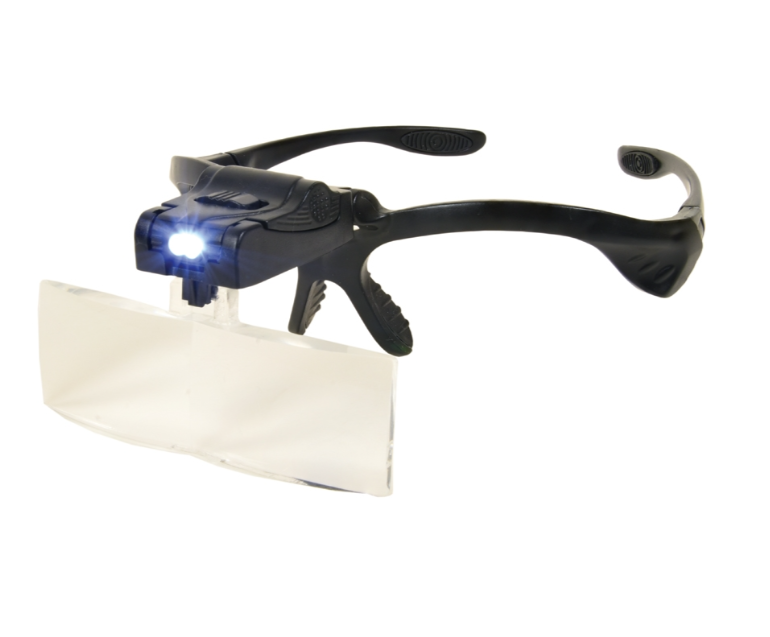 LED Head Magnifier with 5 Lenses