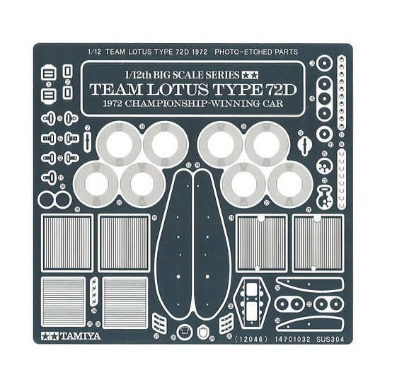 Tamiya - 1/12 Team Lotus Type 72D 1972