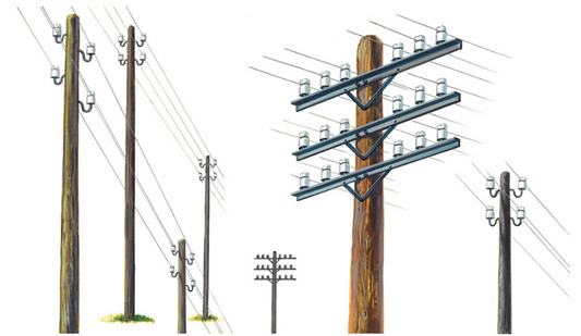 ITALERI 1/35 TELEGRAPH POLES