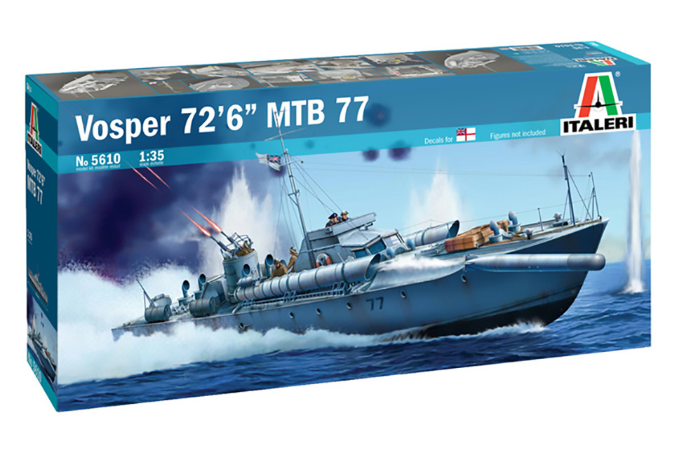 ITALERI 1/35 VOSPER 72''6' MTB 77 PRM EDITION