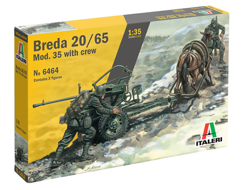 ITALERI 1/35 Breda 20/65 with crew