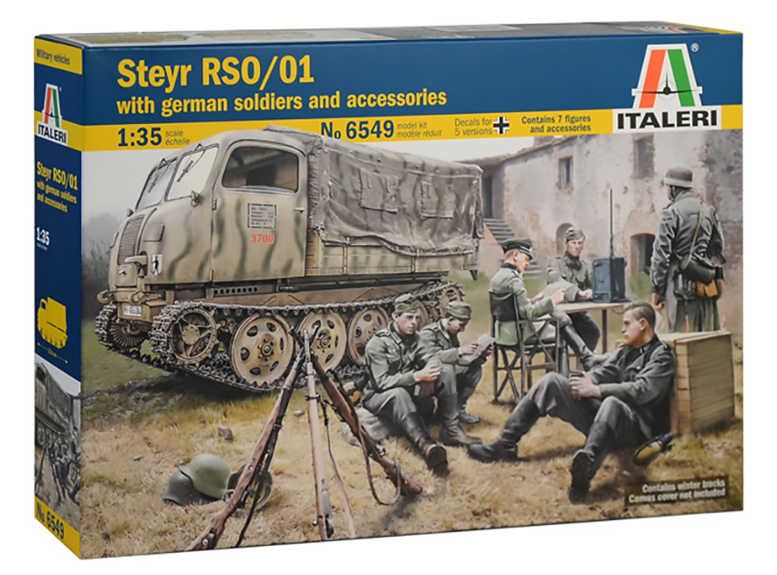 ITALERI 1/35 STEYR RSO/01 WITH GERM. SOLDIERS