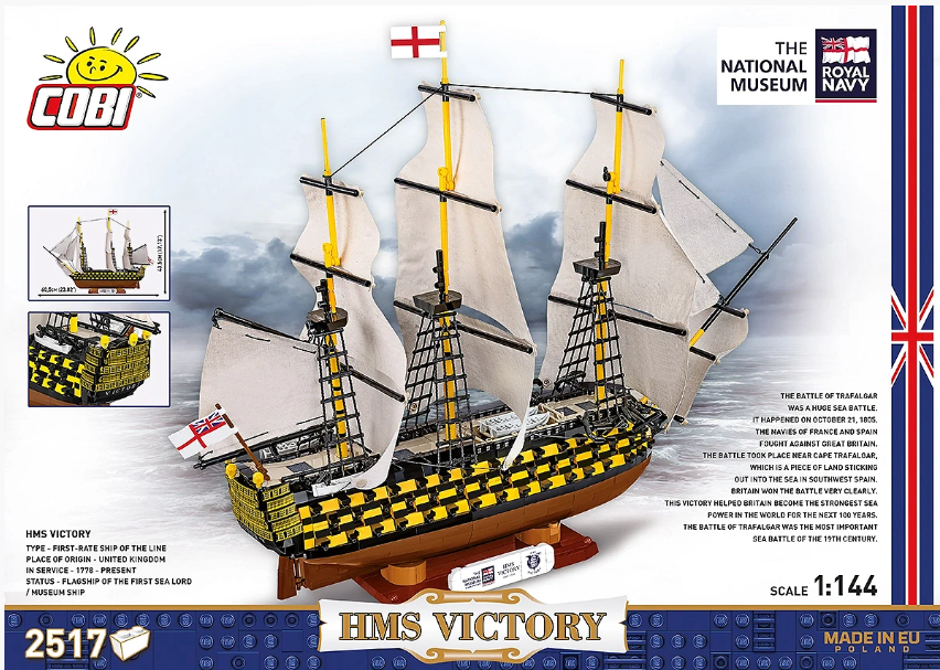 Cobi HMS Victory 1:144 scale brick model
