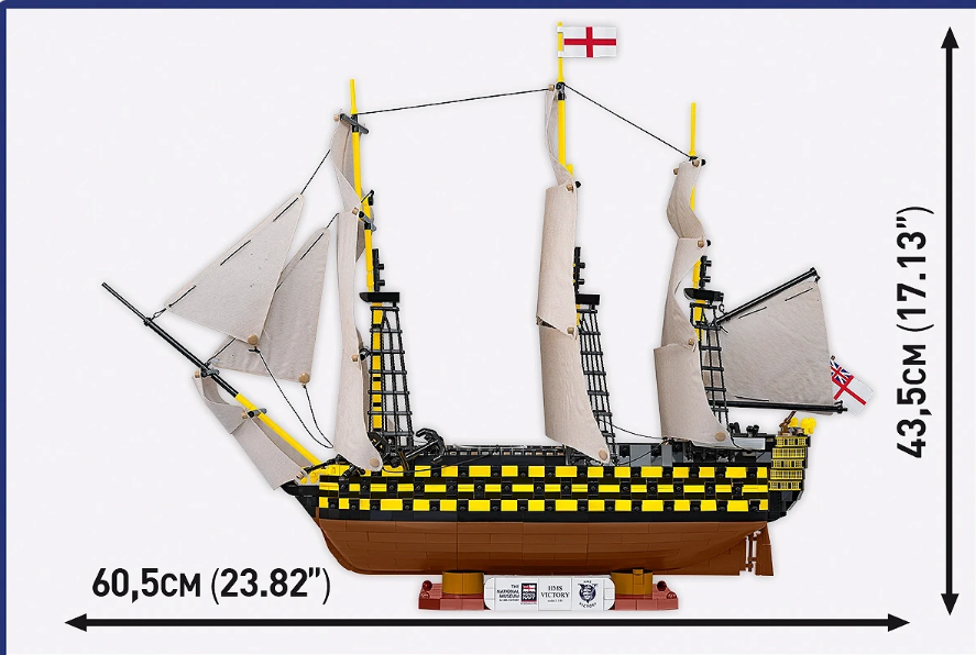 Cobi HMS Victory 1:144 scale brick model