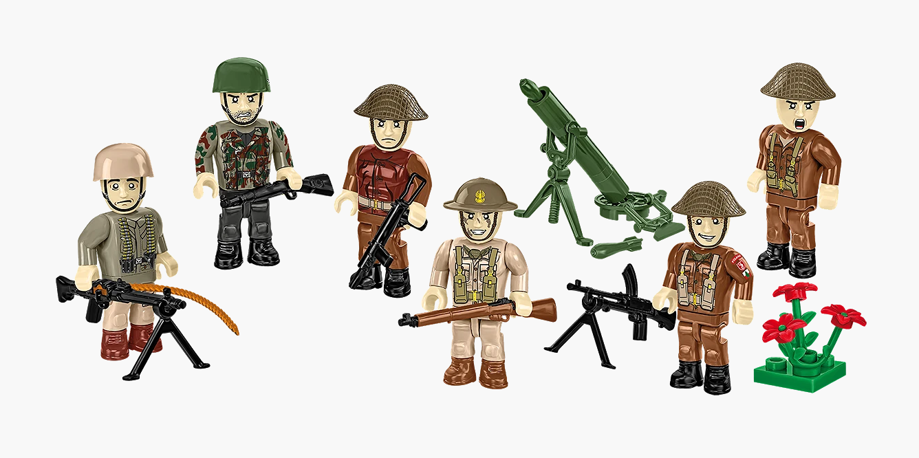 Cobi Battle of Monte Cassino brick models