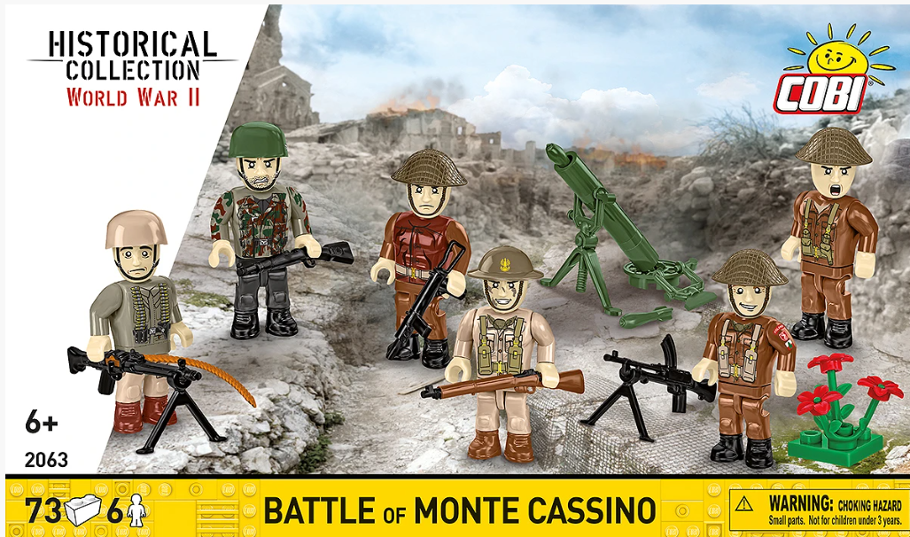 Cobi Battle of Monte Cassino brick models