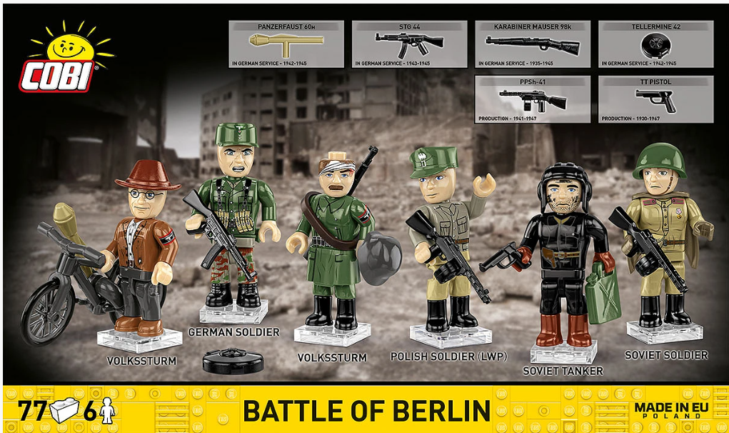 Cobi Battle of Berlin brick models