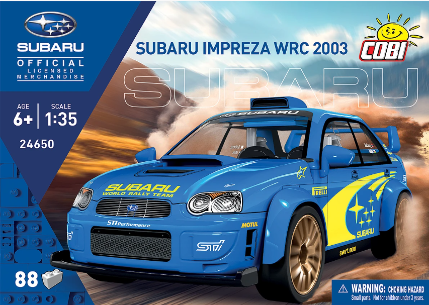 Cobi Subaru Impreza WRC 2003 1:35 brick model