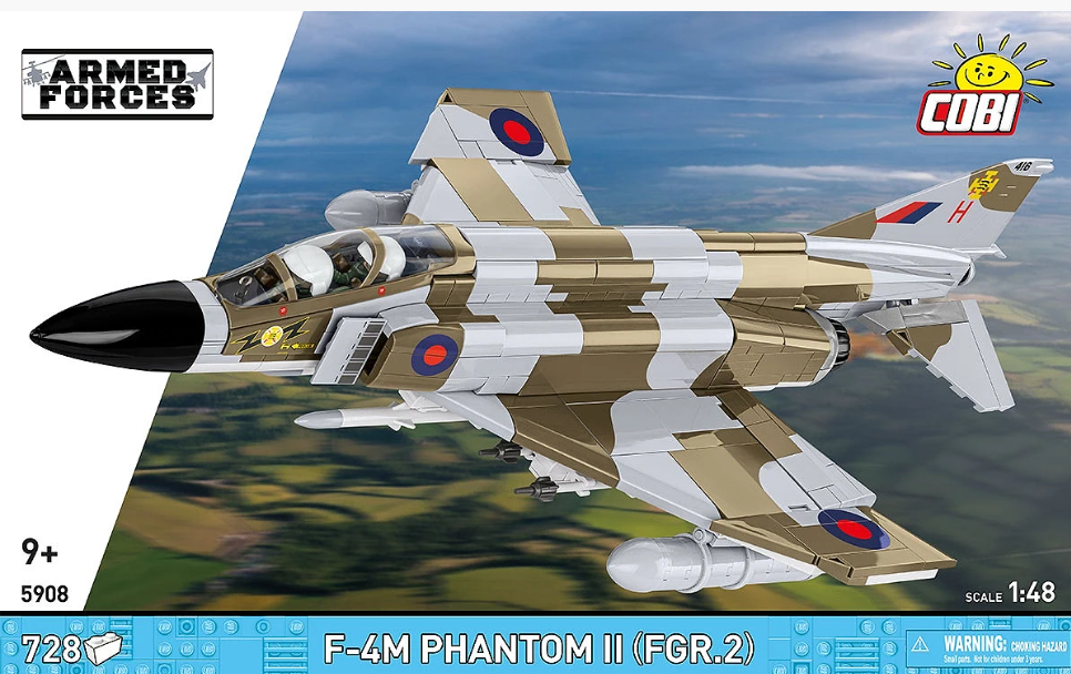 Cobi F-4M Phantom II (FGR.2) 1:48 brick model