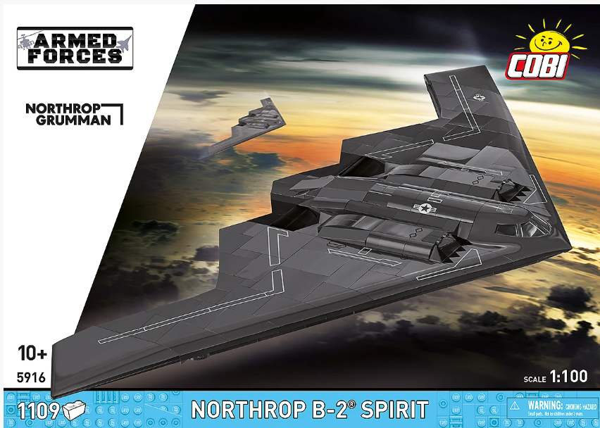 Cobi Northrop B-2 Spirit 1:100 brick model