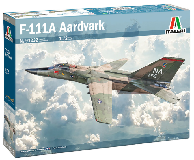 ITALERI 1/72 General Dynamics F-111A Aardvark